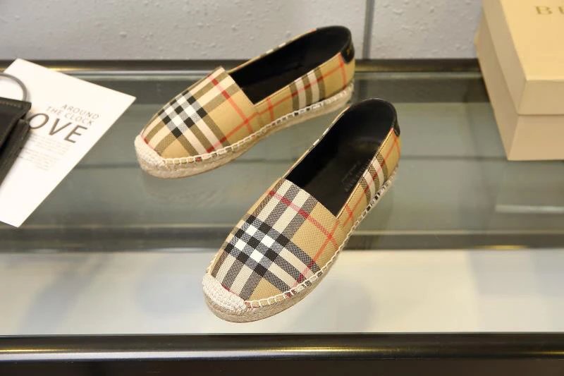 Burberry Women Classic Check Canvas Espadrilles Shoes