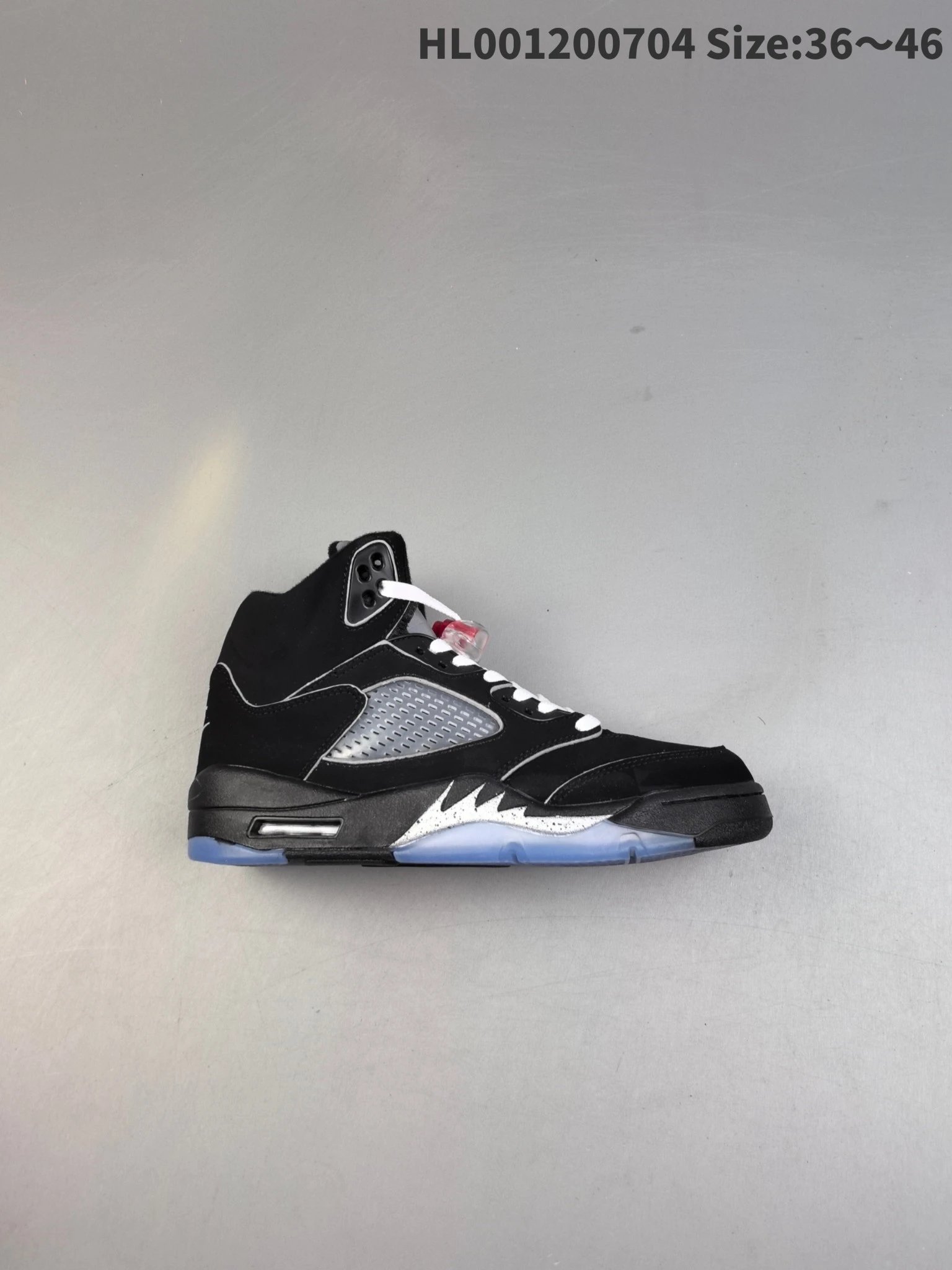 Air Jordan Retro 5 Black Men’s Basketball Sneakers Shoes