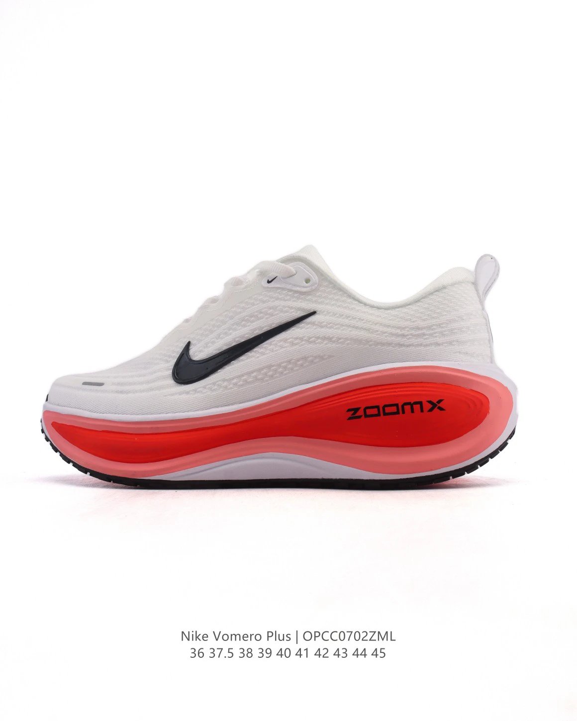 Nike Vomero Plus White Red ZoomX Running Shoes