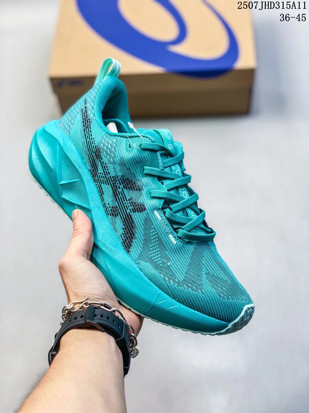 ASICS Running Shoes Turquoise Mesh Lightweight Comfort 36–45
