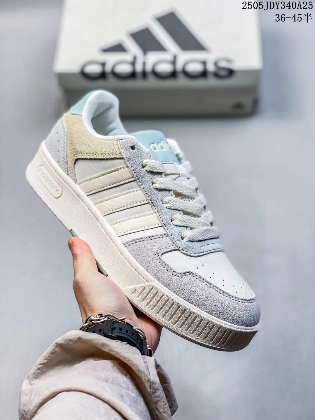 Adidas Retro Colorblock Casual Sneakers Shoes