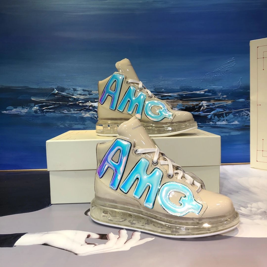 Alexander McQUEEN AMG Beige Air Sole Sneakers