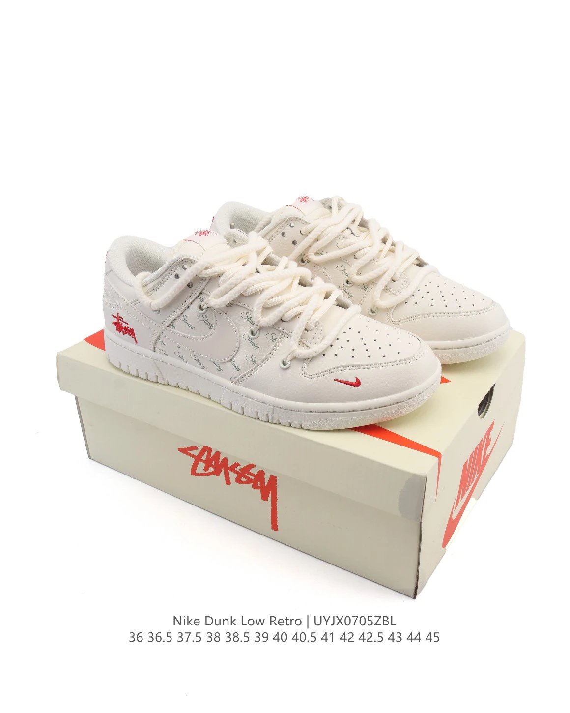 Nike Dunk Low Retro White Casual Skate Shoes