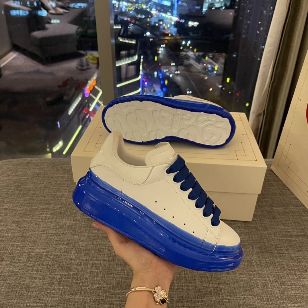 Alexander McQUEEN Blue Sole Luxury Sneakers