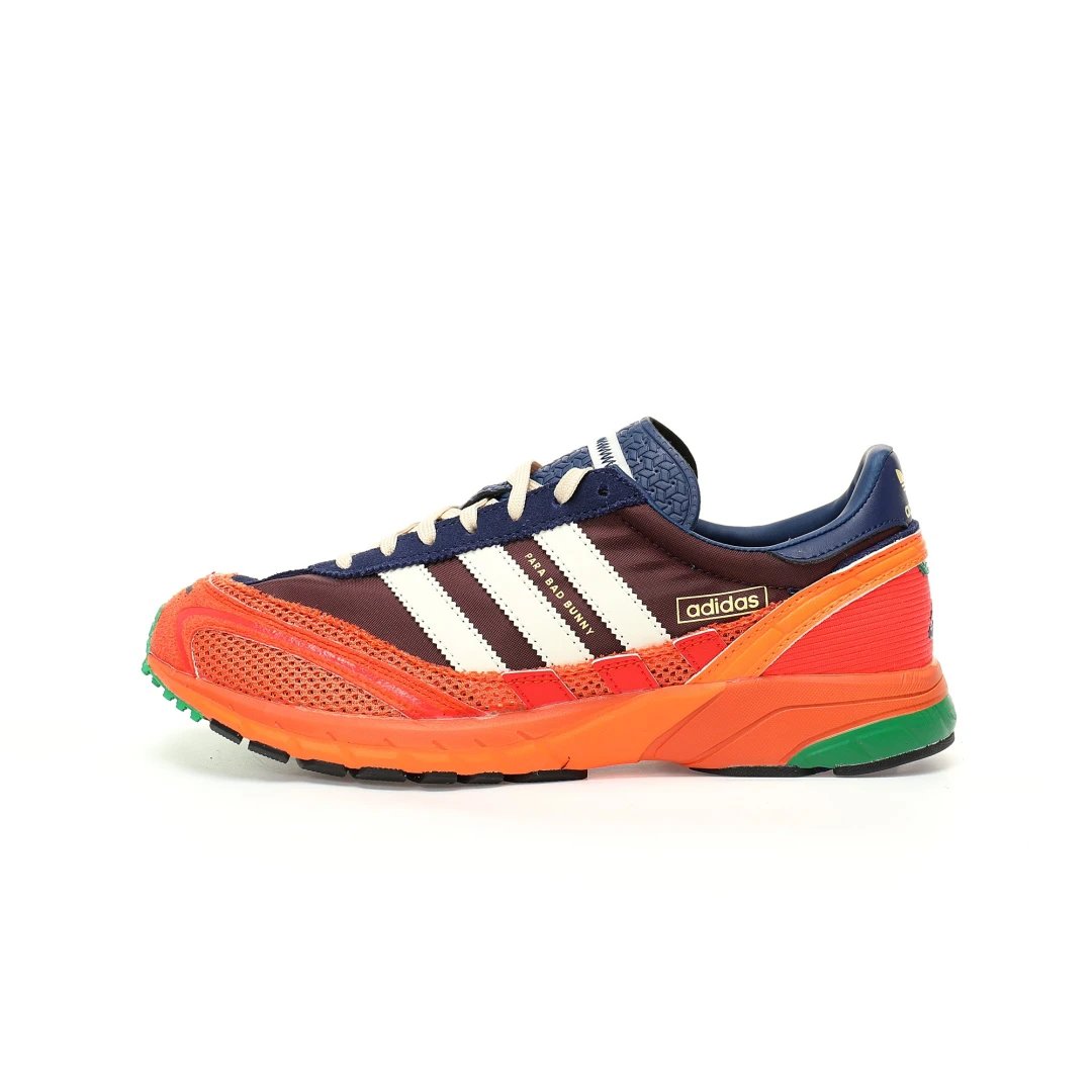 Adidas Colorful Mesh Orange Navy Running Shoes