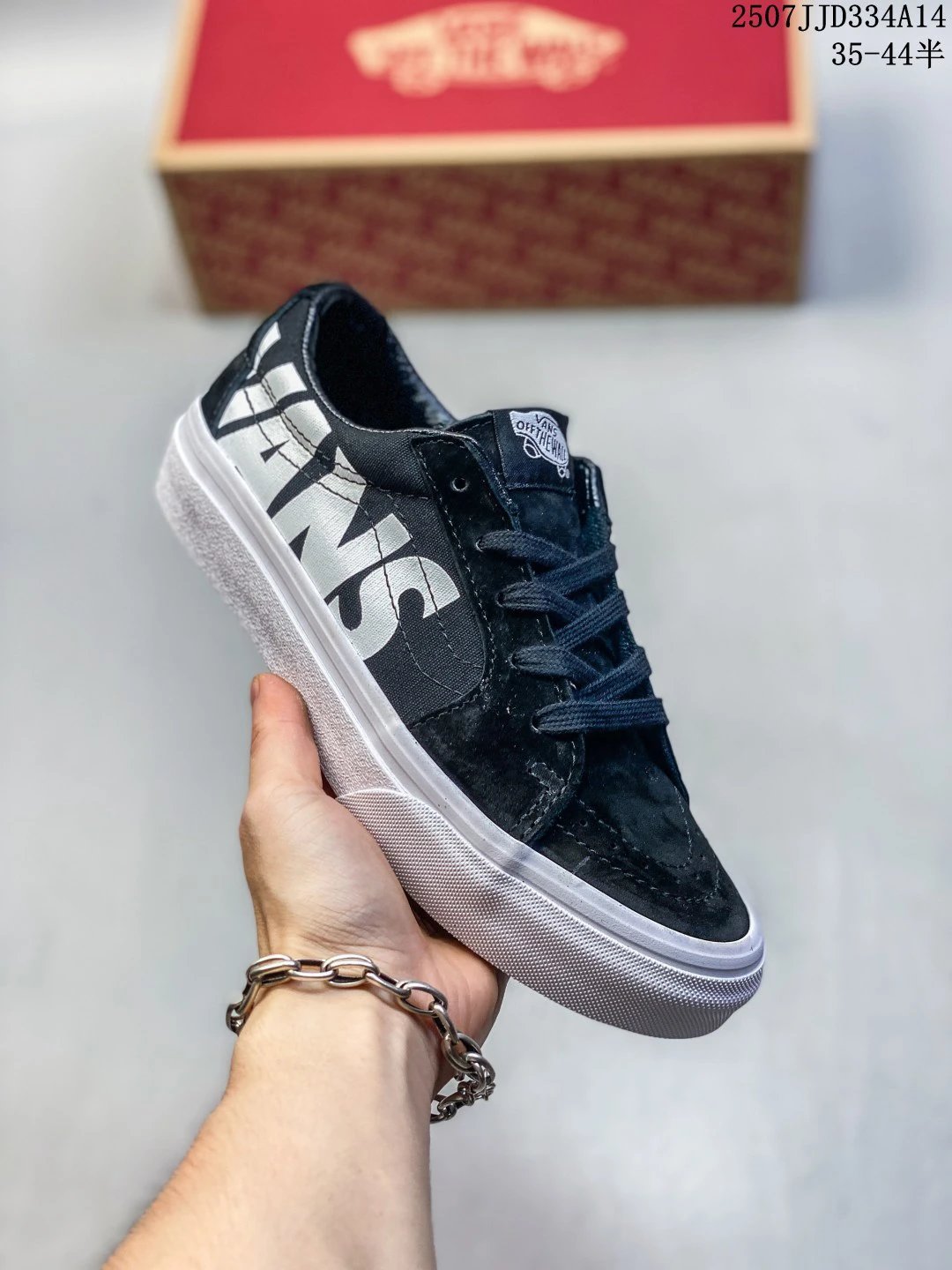 Vans Black Suede Low Top Skate Shoes