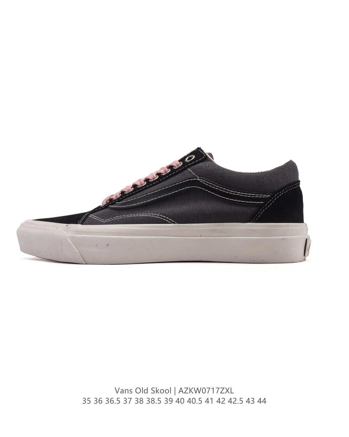 Vans Old Skool Black Pink Skate Shoes
