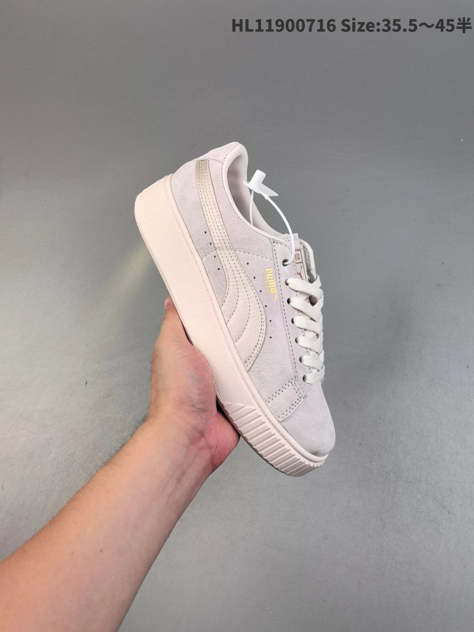 PUMA HL11900716 Women Suede Platform Sneakers Casual Shoes