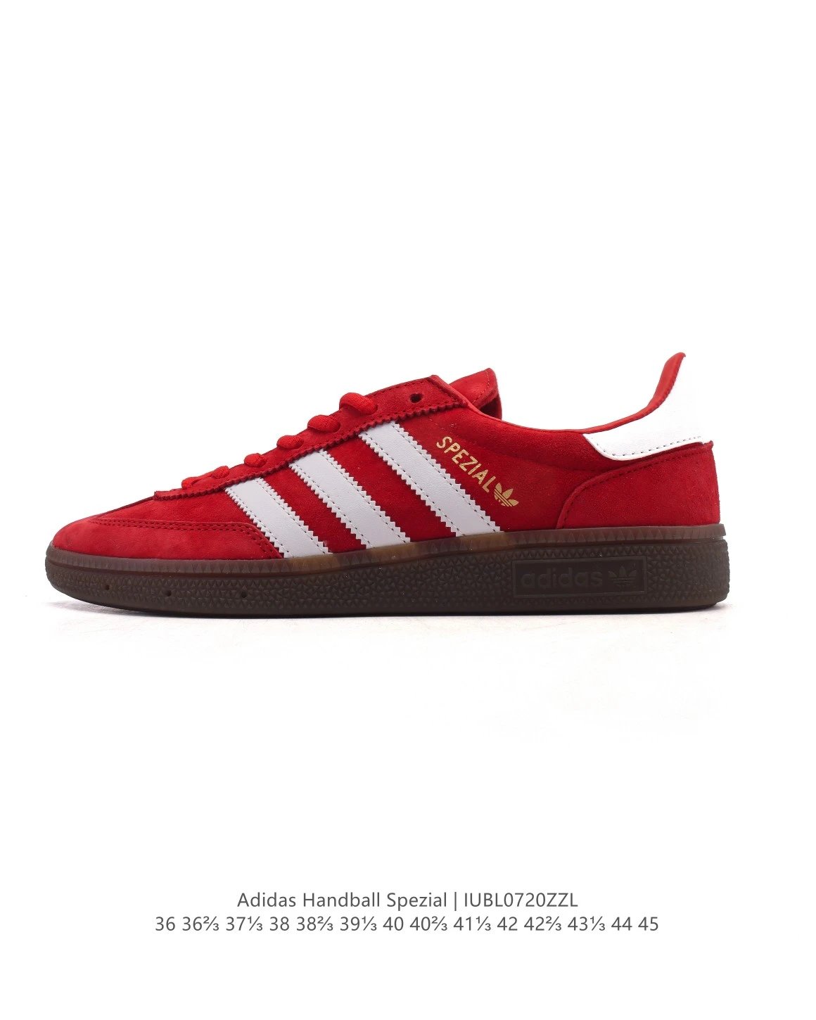 Adidas Handball Spezial Red Suede Retro Sneakers