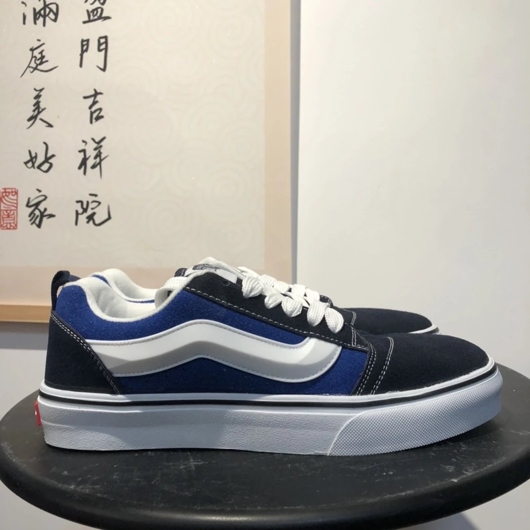 Vans Old Skool Navy White Skate Shoes