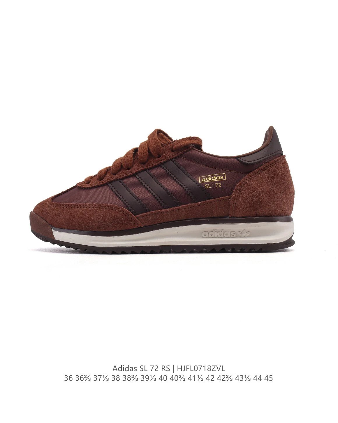 Adidas SL 72 RS Brown Retro Running Shoes