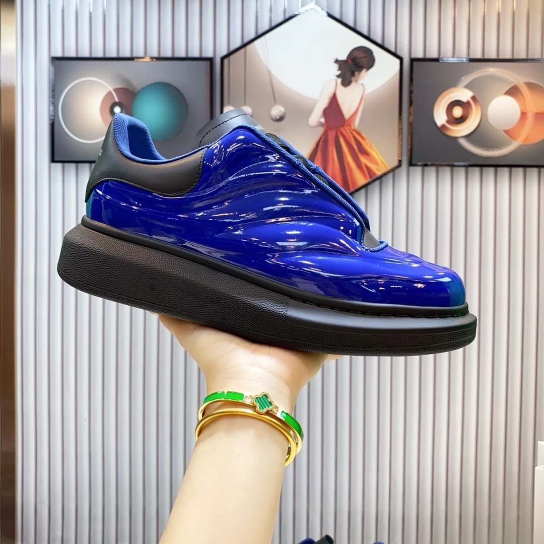 Alexander McQueen Blue Wave Sneakers