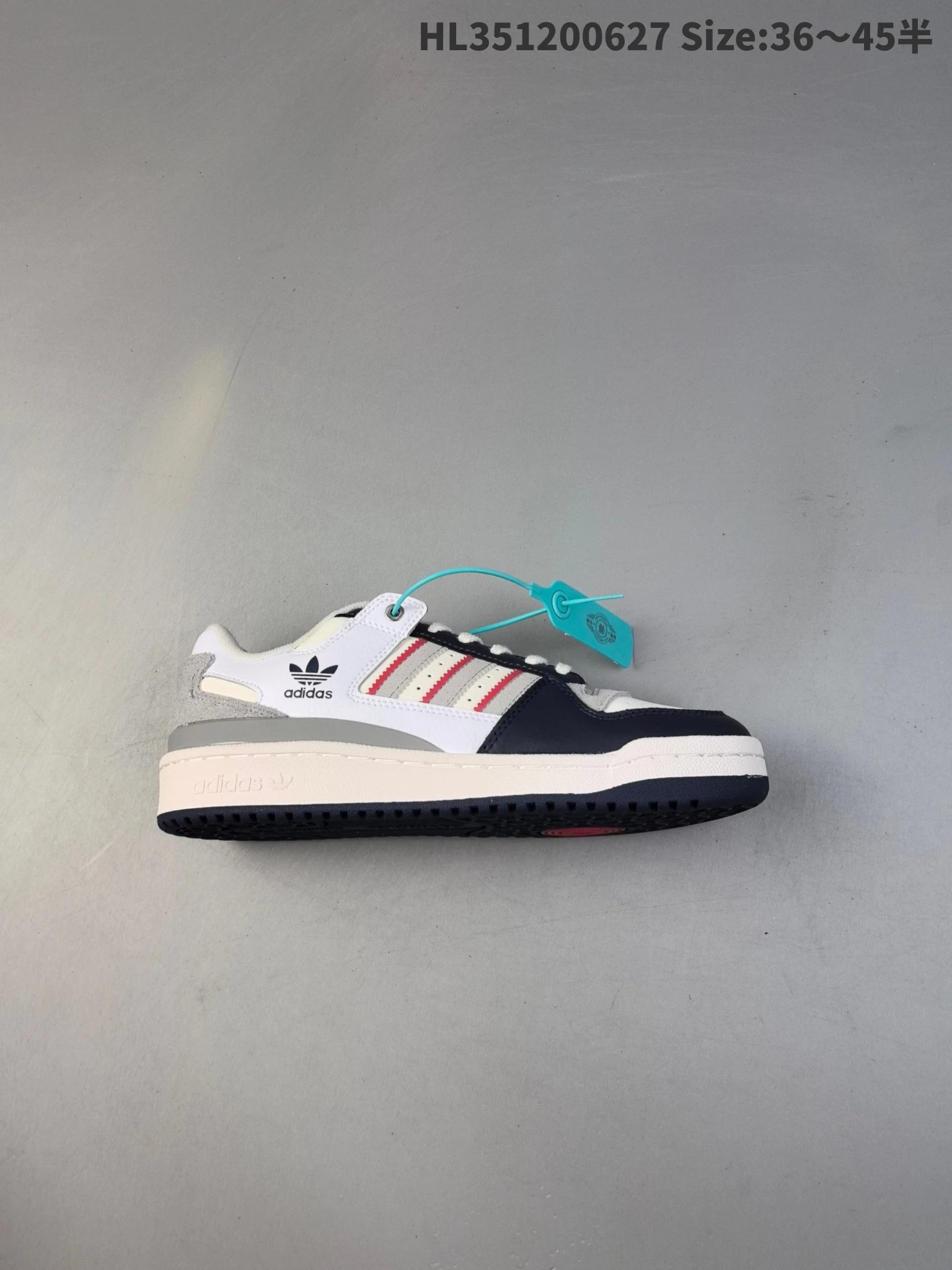 Adidas Retro Low Top White Navy Sneakers HL351200627