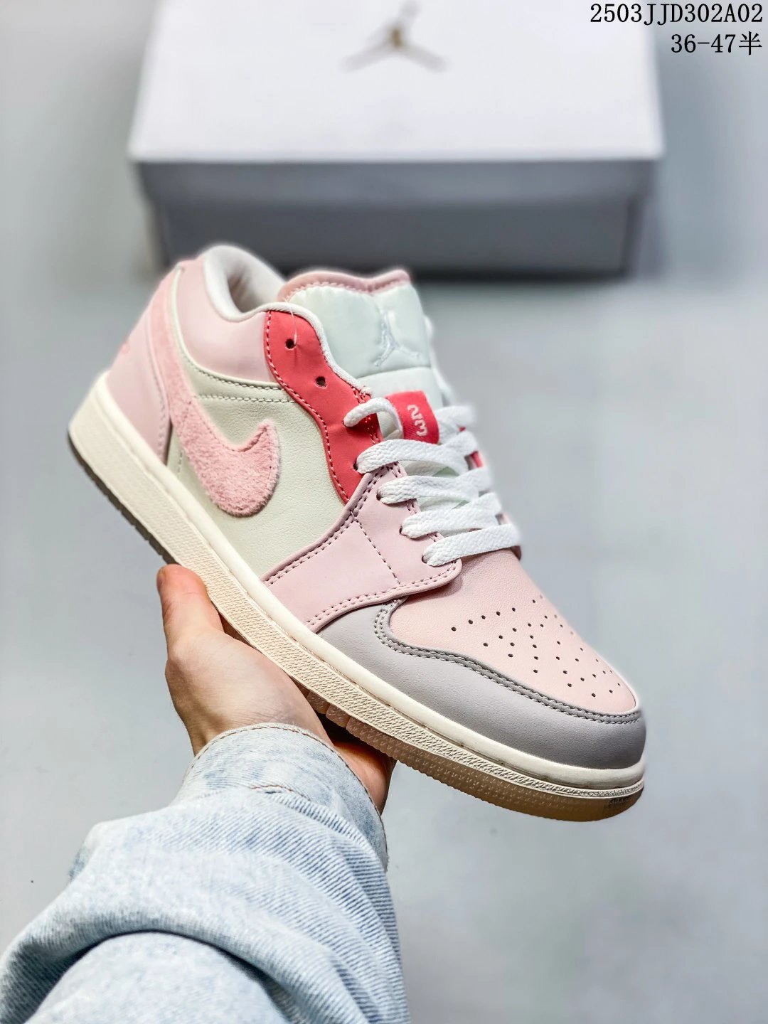 Air Jordan Low Pink Cream Retro Sneakers Shoes 36-47