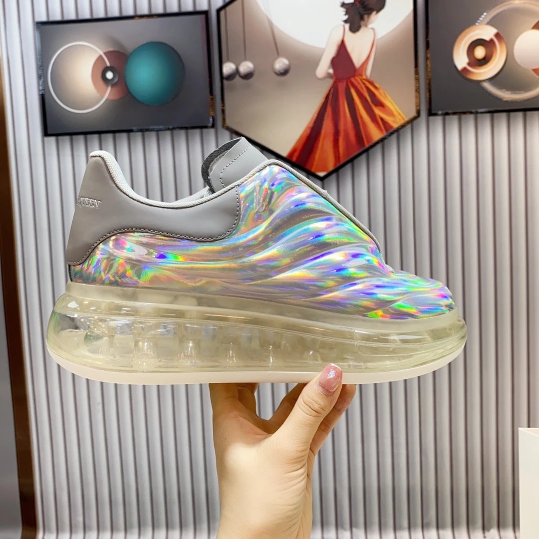 Alexander McQUEEN Holographic Wave Air Sole Sneakers