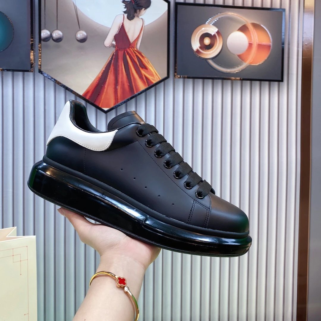 Alexander McQueen Black Oversized Sole Men Sneakers