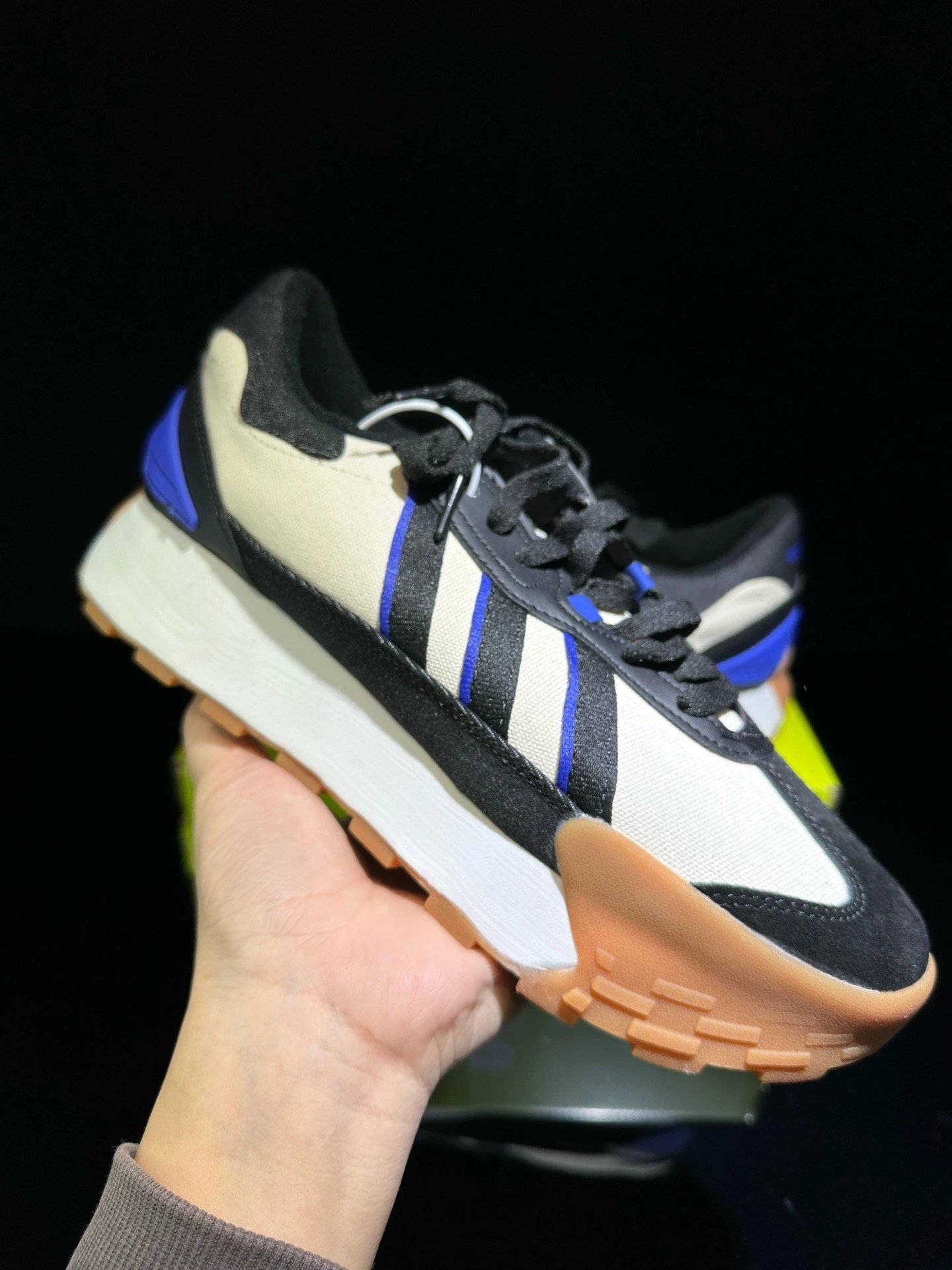 Adidas 500 Chunky Suede Mesh Sneakers Shoes