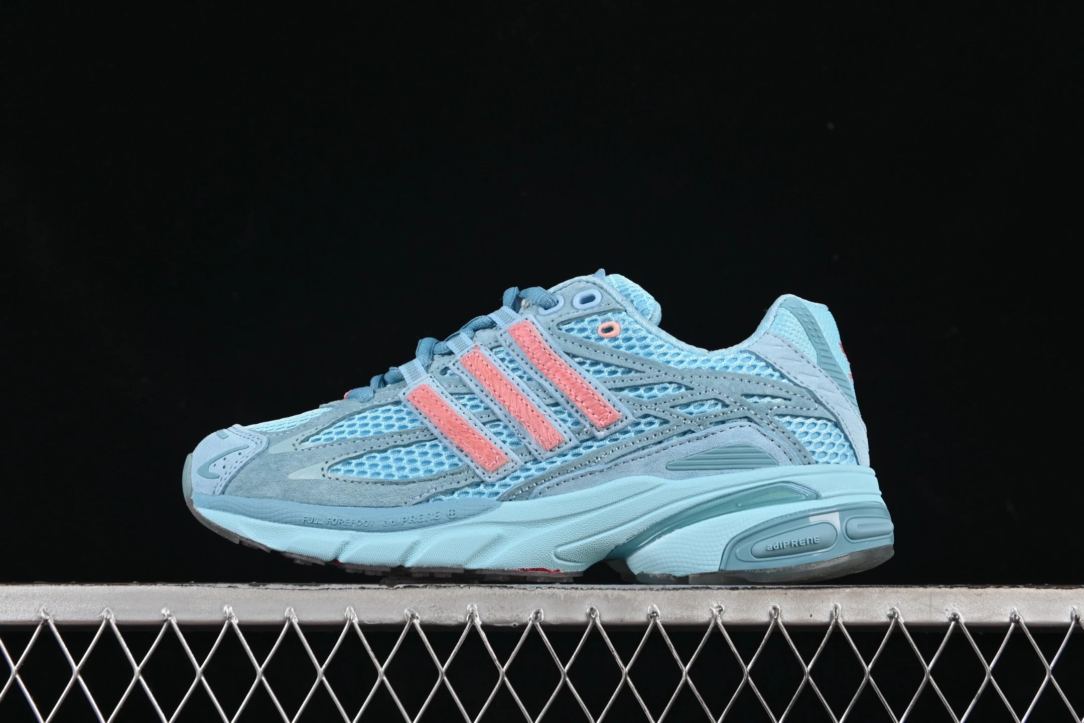 Adidas Blue Coral Retro Mesh Running Shoes