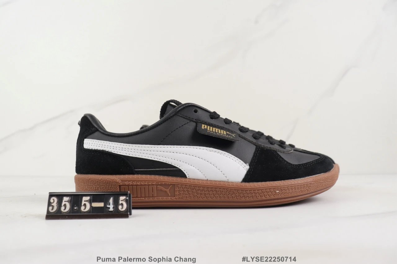 Puma Palermo Sophia Chang Black White Retro Sneakers
