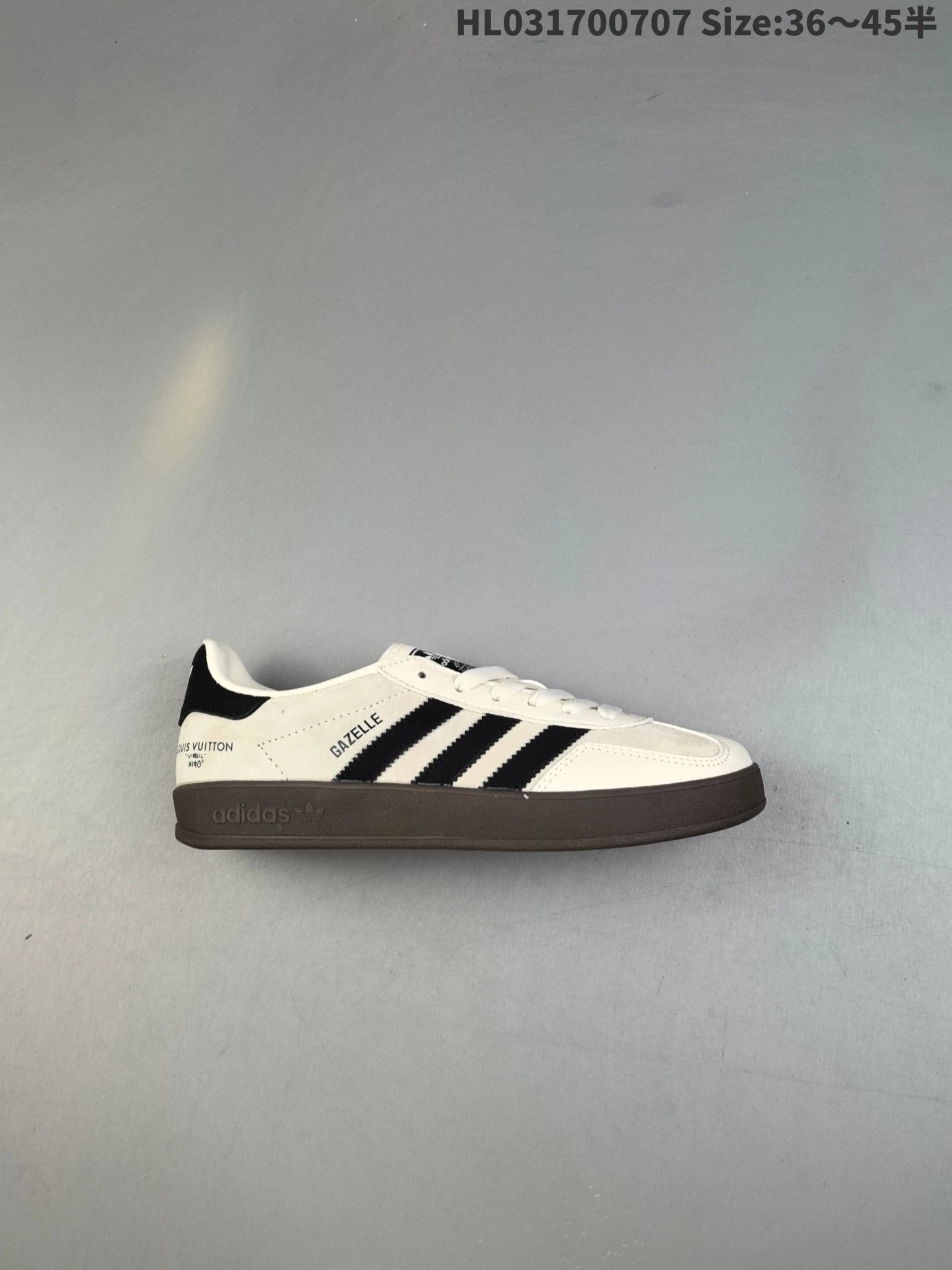 Adidas Gazelle Classic White Black Casual Sneakers Shoes