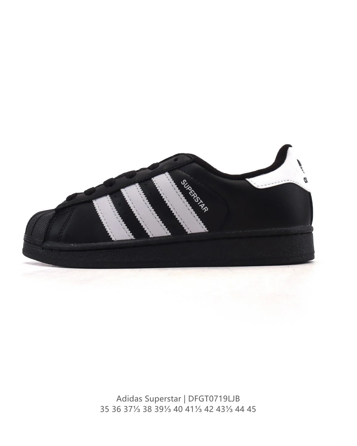 Adidas Superstar DFGT0719LJB Black White Sneakers Shoes