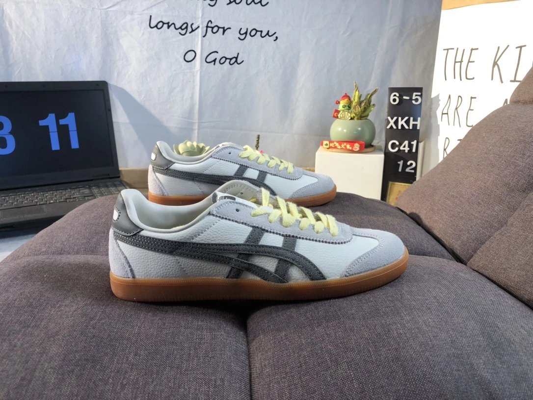 ASICS Retro Casual Sneakers Mesh Leather Running Shoes
