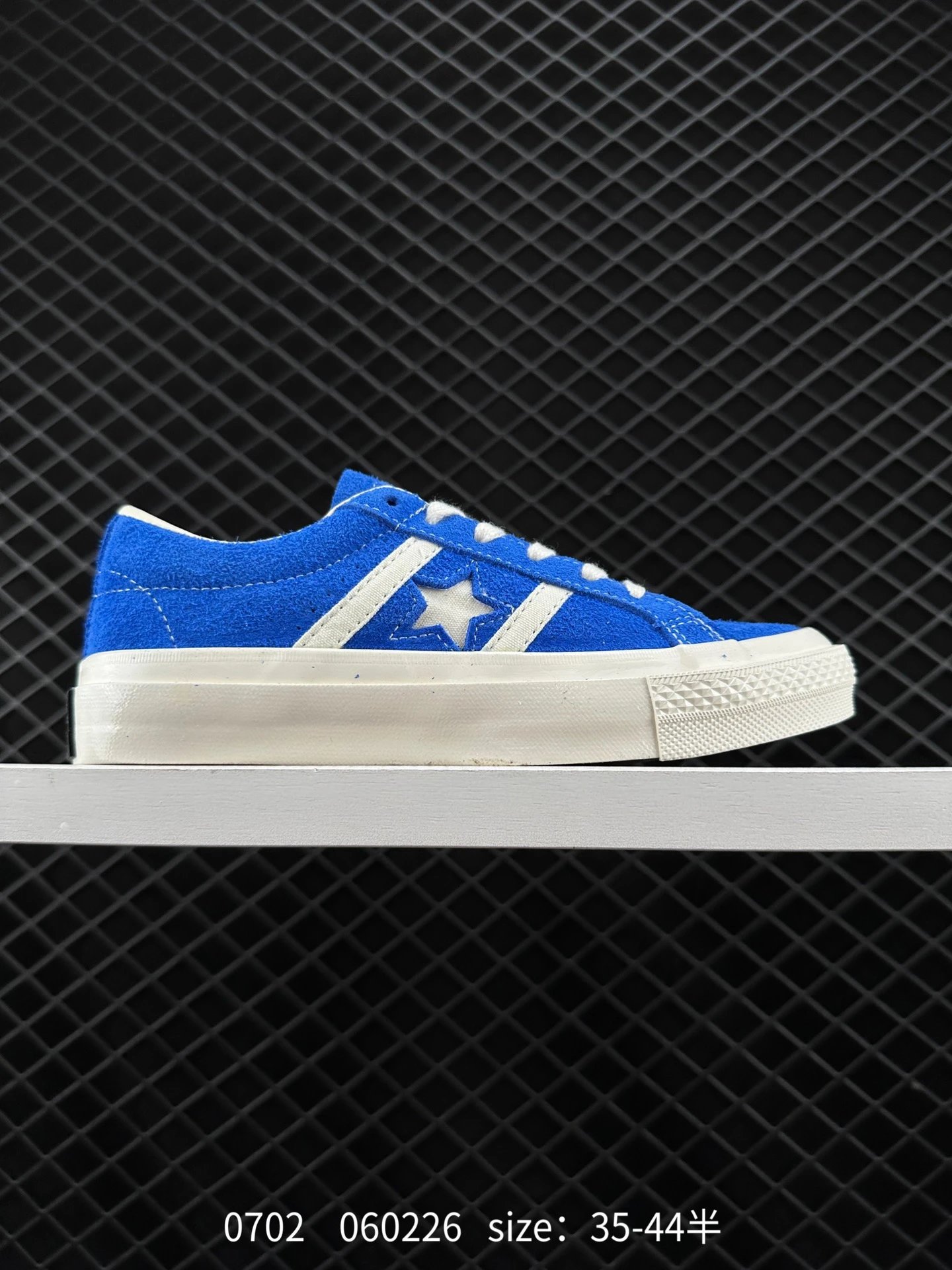 Converse Blue Star Suede Casual Sneakers Shoes 35-44.5