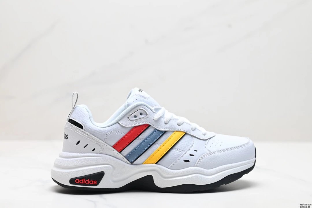 Adidas Kids Retro Blue White Running Shoes 26–35
