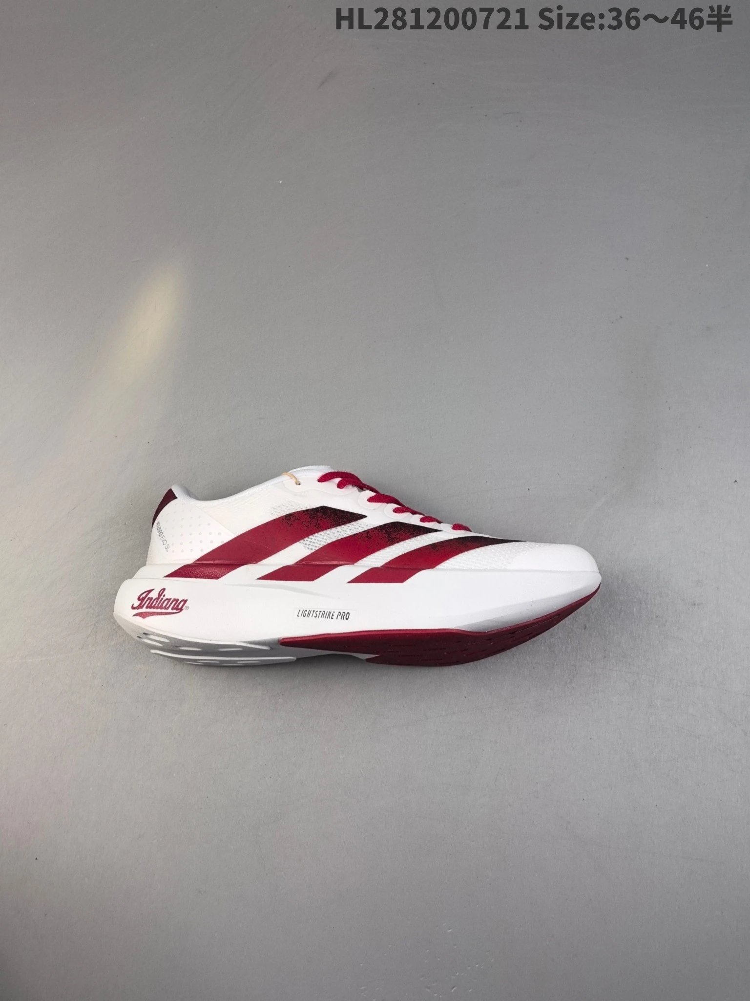 Adidas Lightstrike Pro Running Shoes White Red HL281200721