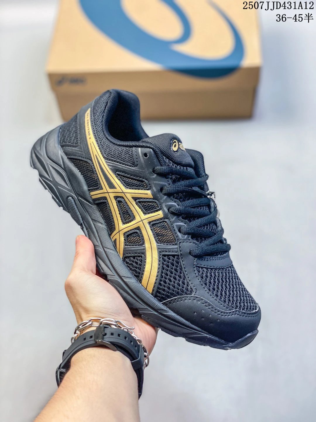 ASICS Black Gold Men’s Lightweight Running Shoes