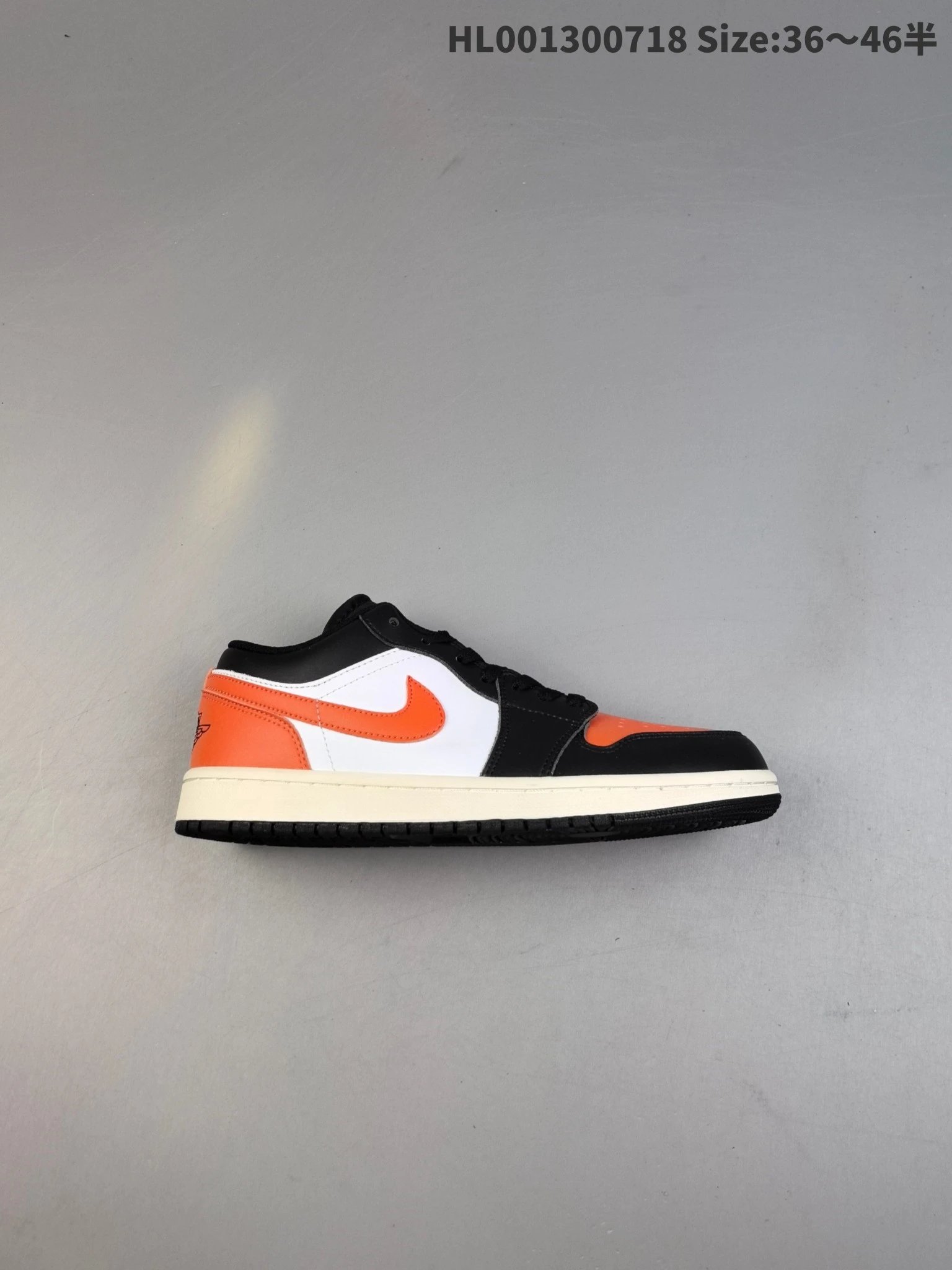 Air Jordan Low Black Orange White Sneakers HL001300718