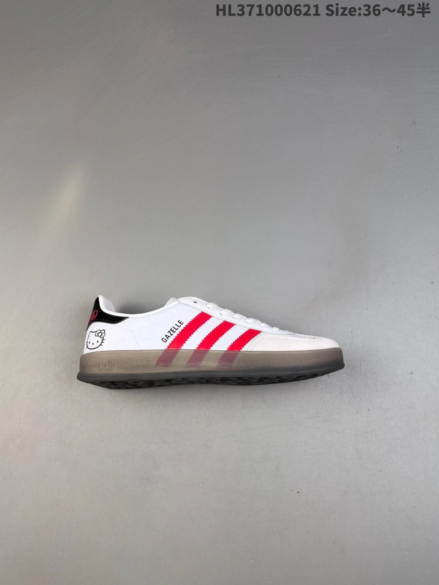Adidas Gazelle Hello Kitty White Pink Sneakers