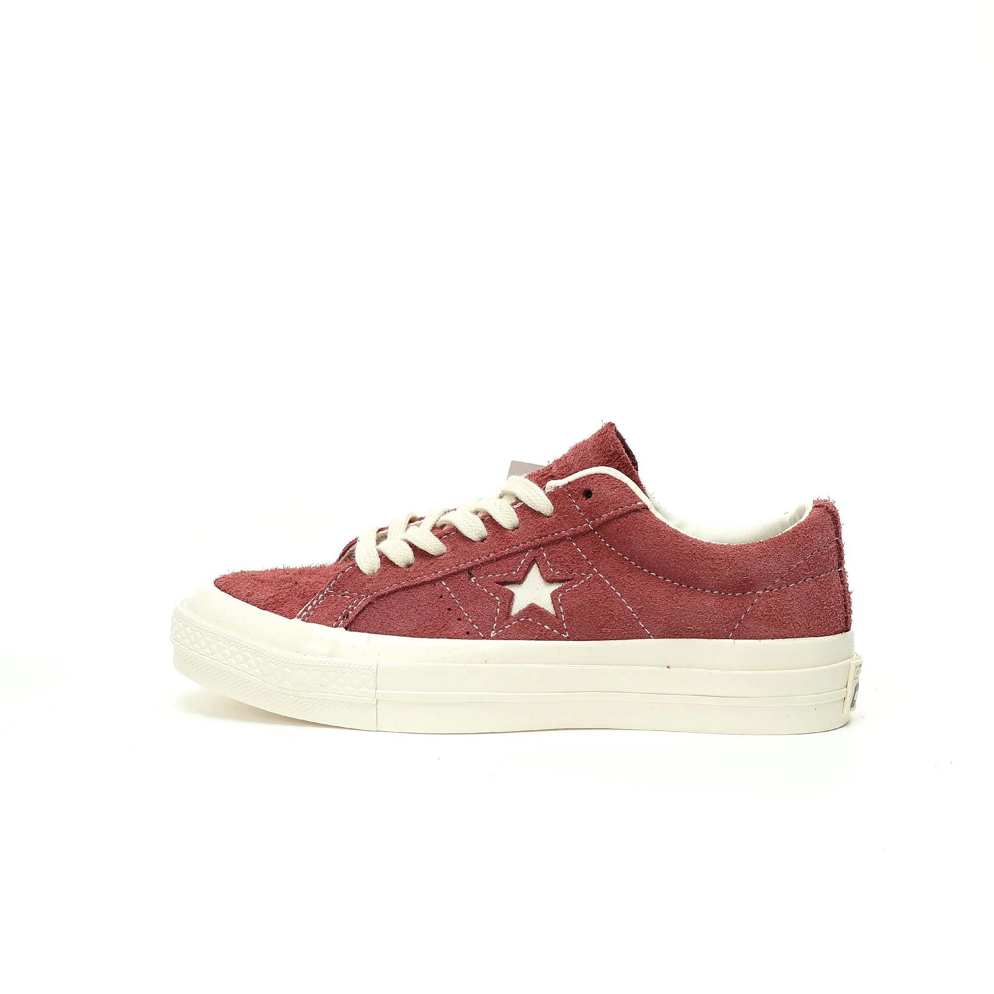 Converse Star Suede Wine Red Low Top Sneakers