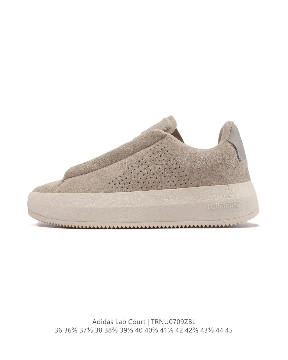 Adidas Lab Court TRNU0709ZBL Suede Lightstrike Sneakers