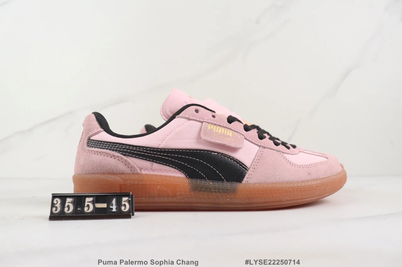 Puma Palermo Pink Sneakers Suede Leather Shoes