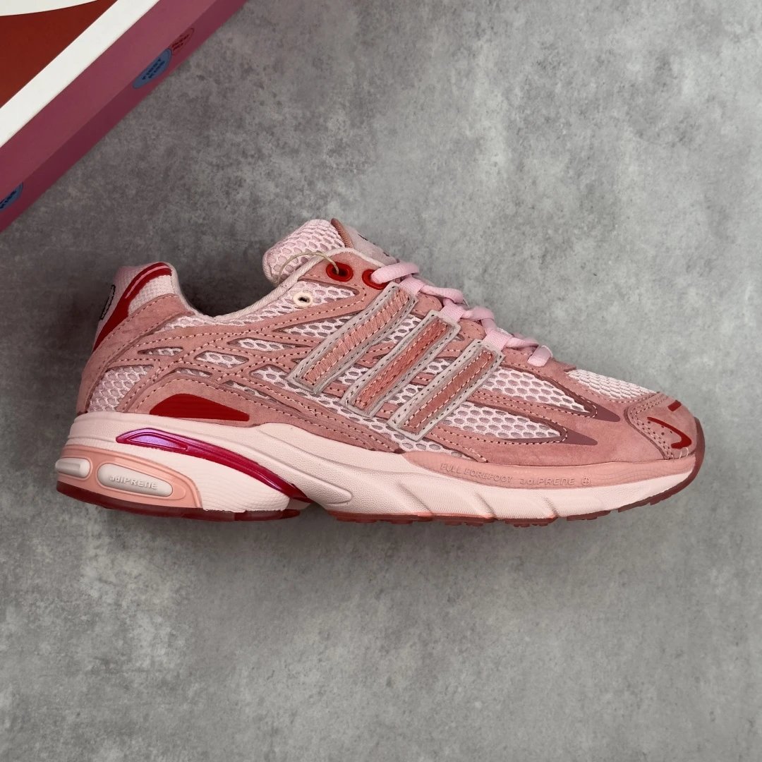 Adidas Women Pink Mesh Running Sneakers Shoes