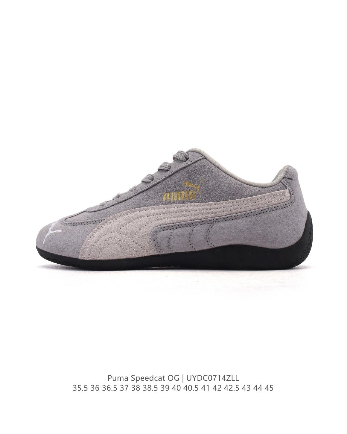 Puma Speedcat OG Suede Racing Sneakers Gray Shoes