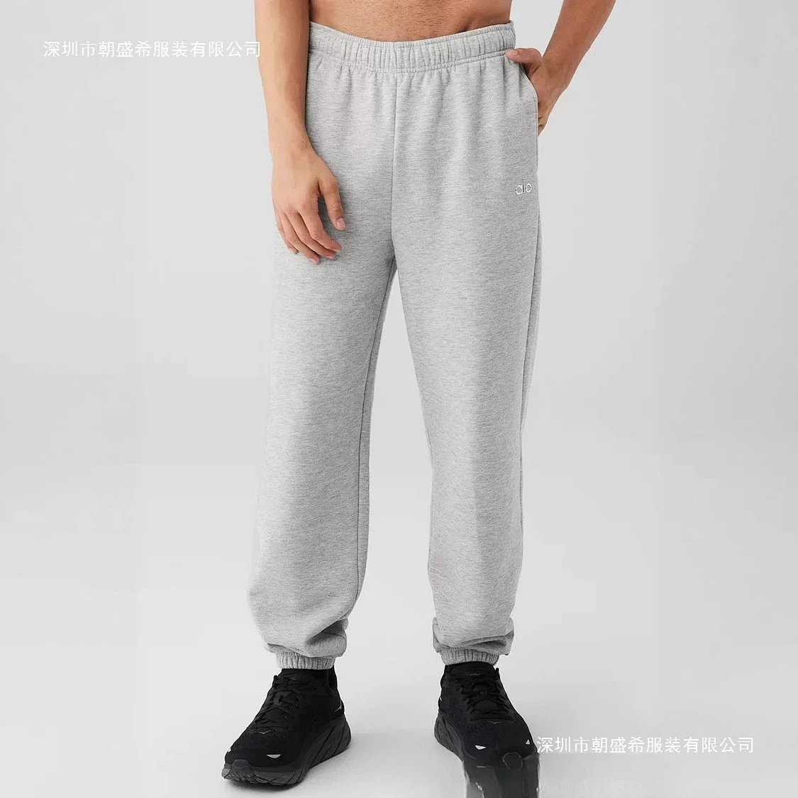 Men's Tapered Jogger Sweatpants Athletic Fitness Casual Comfortable Gray Black Versatile Pants