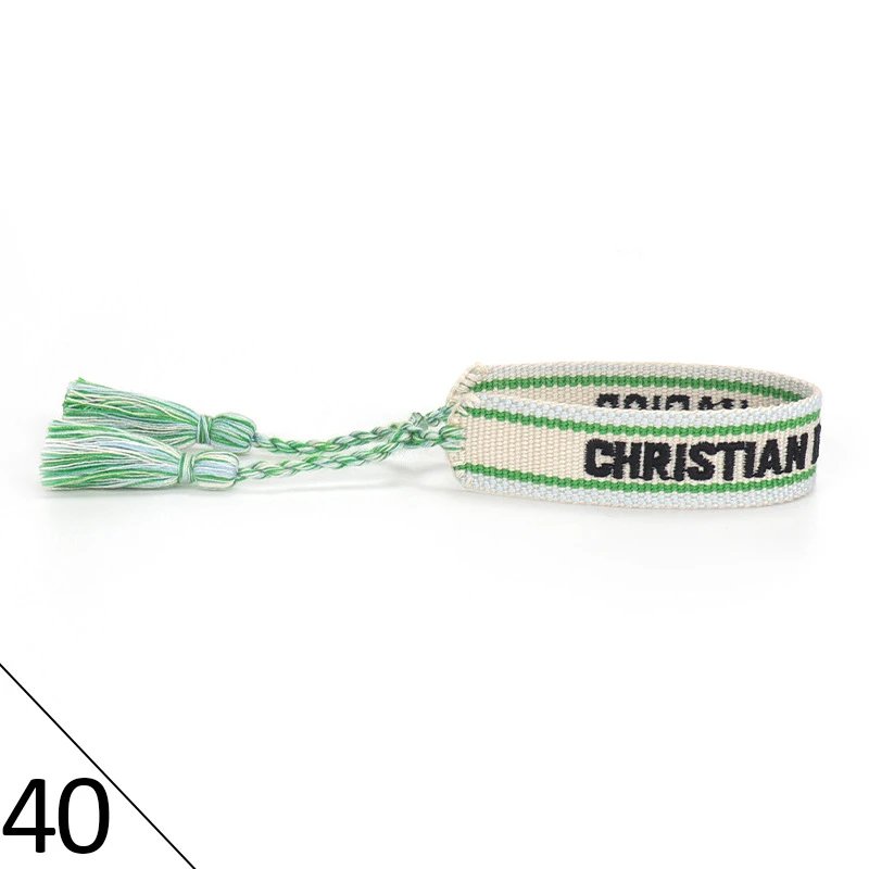 Dior Bracelet Cotton Green