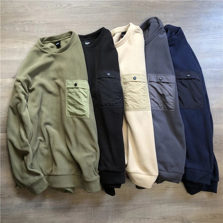 Strong Heat-Retention Fleece Autumn Outdoor Relaxed Hoodie