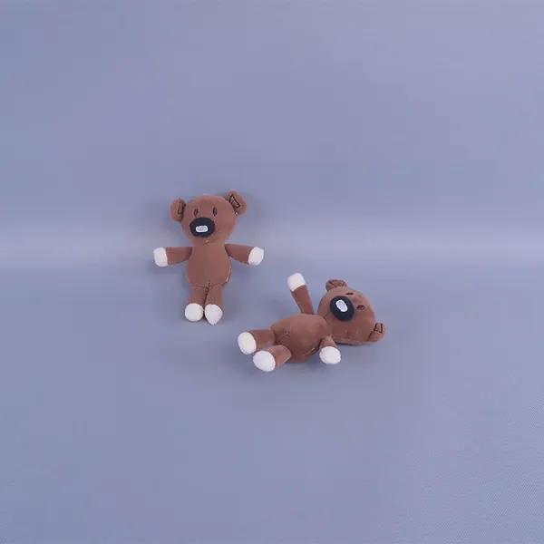 Mr. Bean Plush Keychain Brown - 5