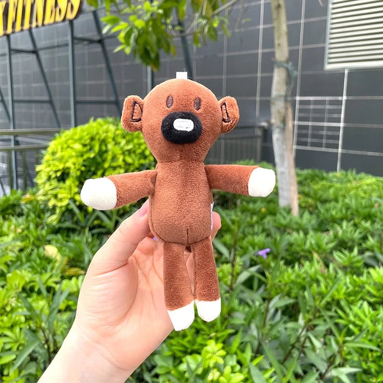 Dou Dou Bear Cartoon Plush Toy Keychain photo 3