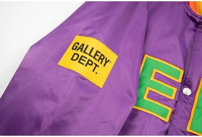 Embroidered Loose Baseball Jacket photo 7