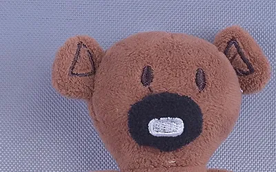 Mr. Bean Plush Keychain Brown - 6