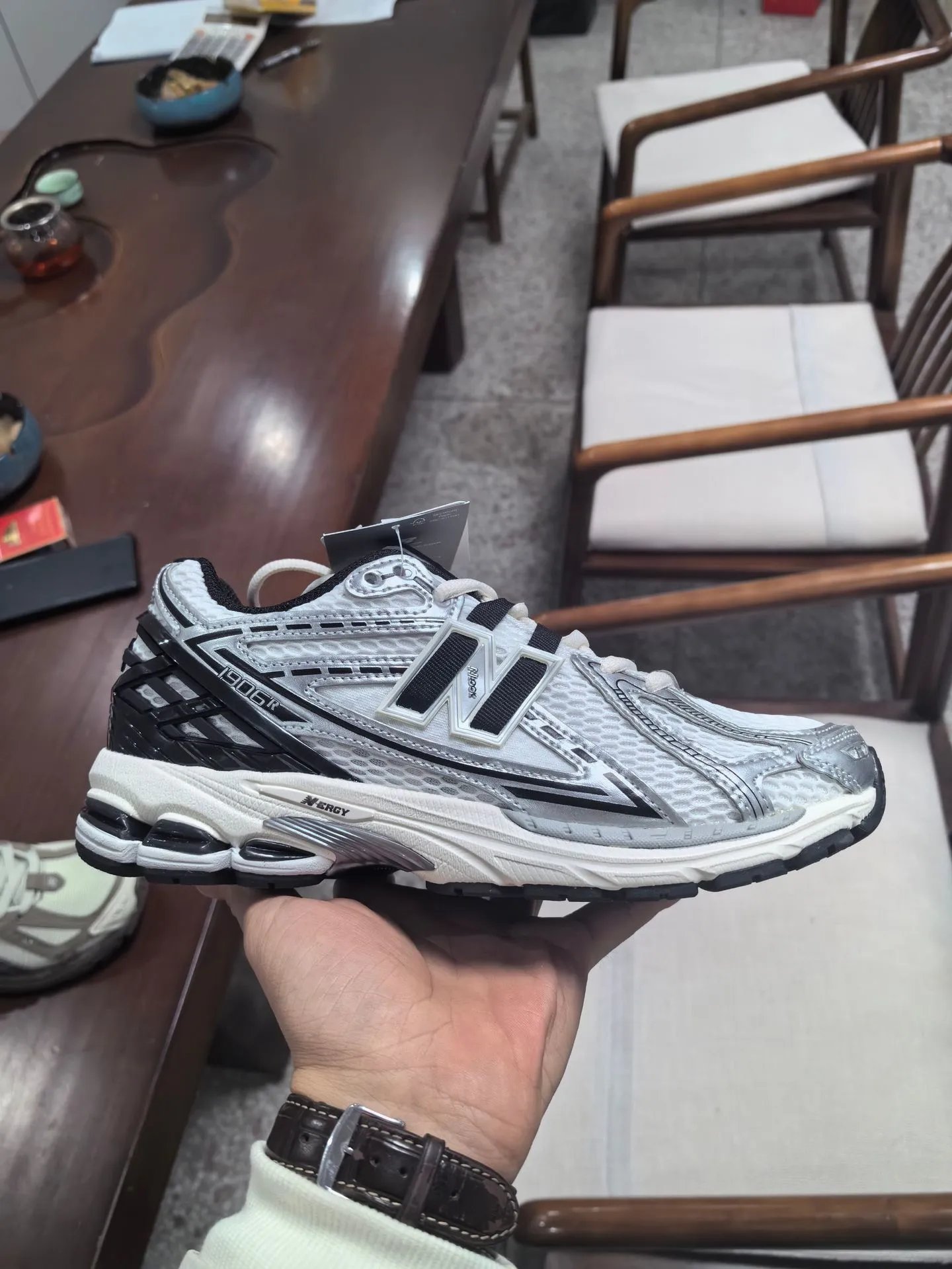 Silver-black