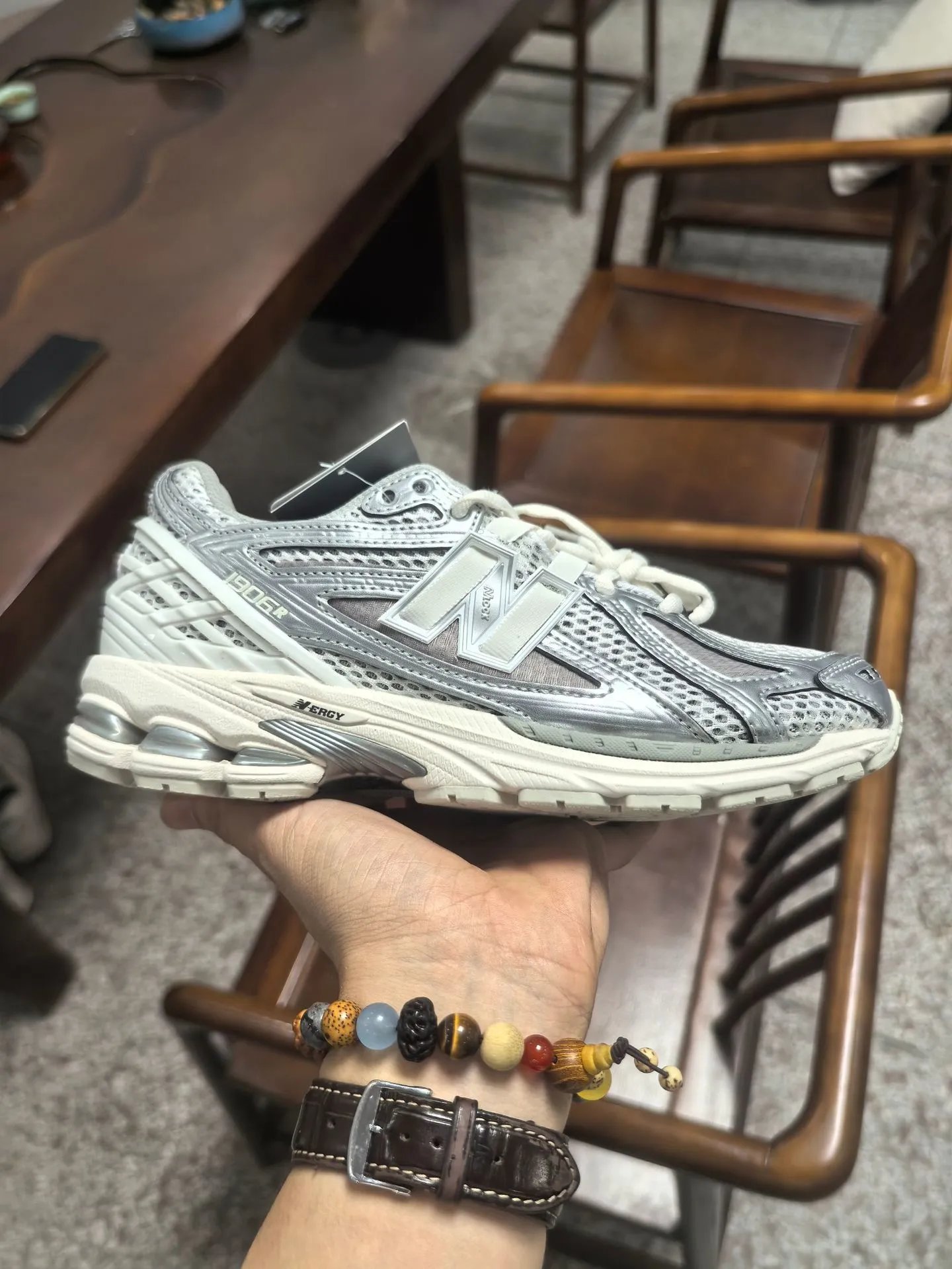 Silver-white