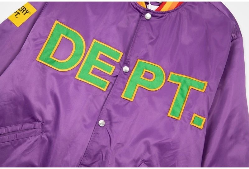 Embroidered Loose Baseball Jacket photo 6