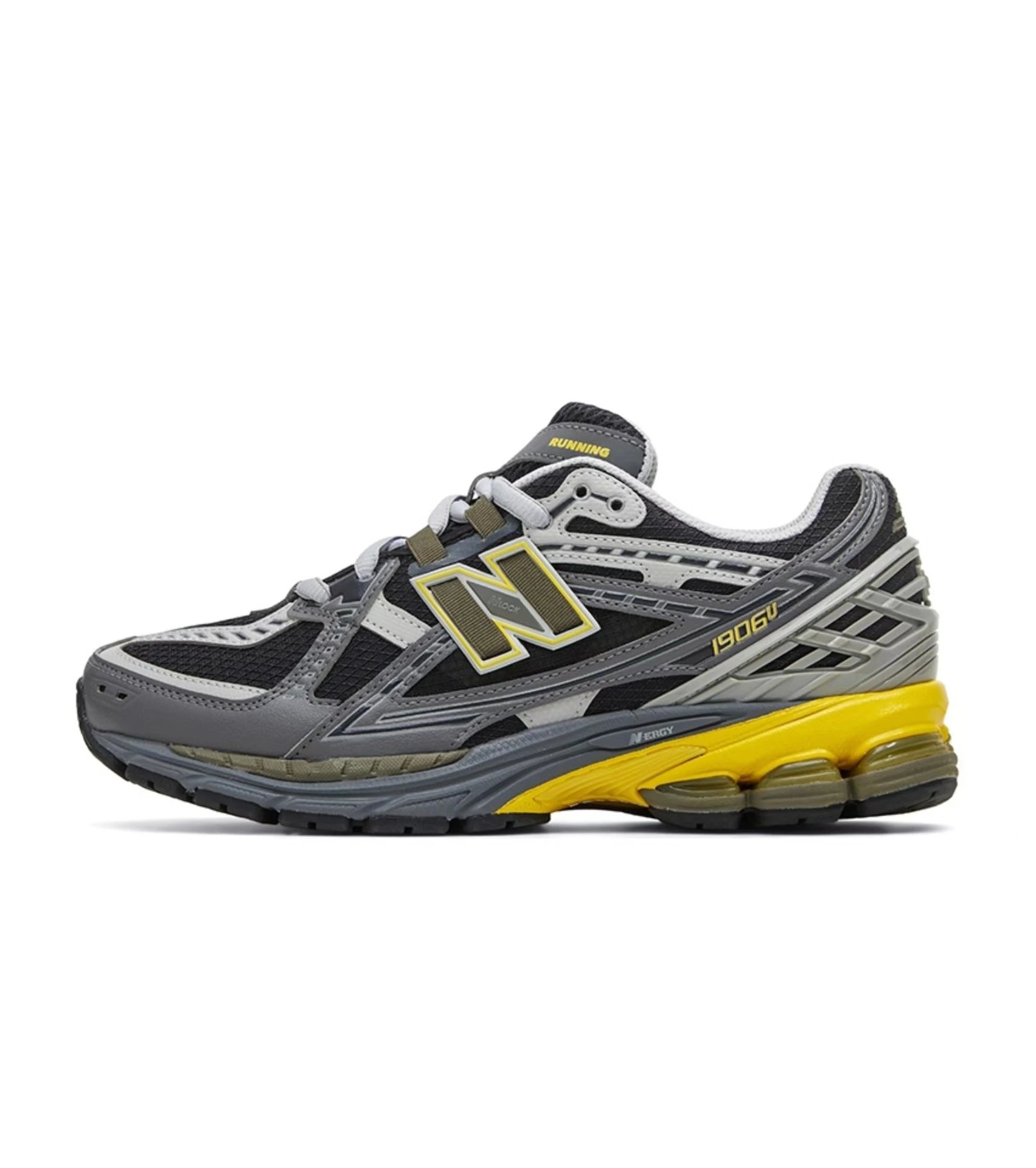 Black, gray, and yellow