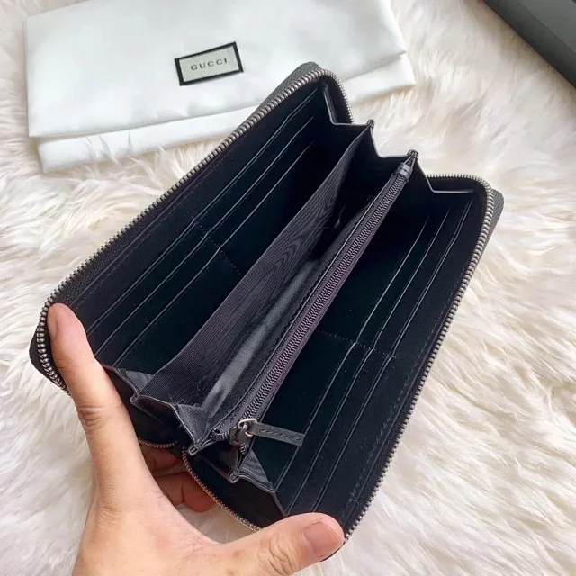 Gucci Wallets & Card Holders Zip-around long wallet with GG monogram and animal motif variants product detail image 38