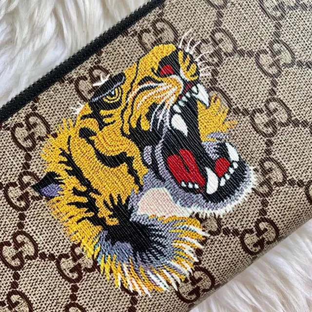 Gucci Wallets & Card Holders Zip-around long wallet with GG monogram and animal motif variants product detail image 40
